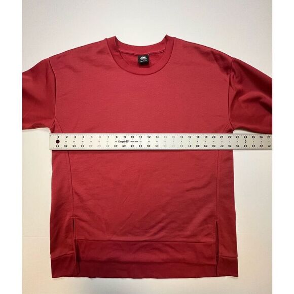 New Balance High Low Split Hem French Terry Tunic Length Sweatshirt Size Large - Picture 5 of 8